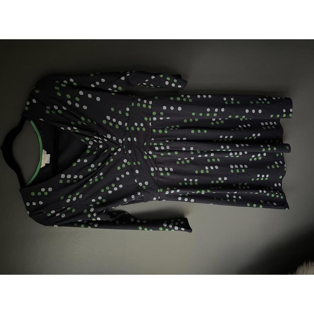 Boden Polka Dot 3/4 Sleeve Dress Size 8
